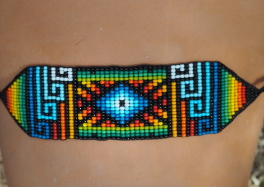 Beads handle bracelet: La Fuente